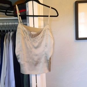 Emanuel Ungaro Silk Cropped Camisole